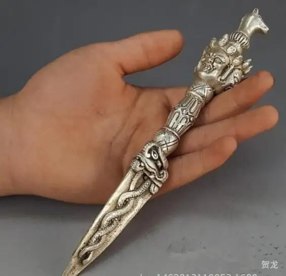 Медные посеребренные латунные ритуальные украшения JiangMo Chu Античная коллекция