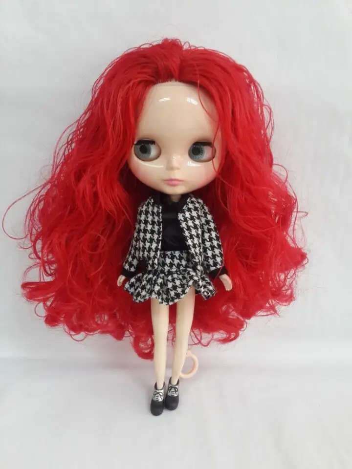 Бесплатная доставка Blyth Обнаженная кукла серия красных волос (RDS 421) | Игрушки и