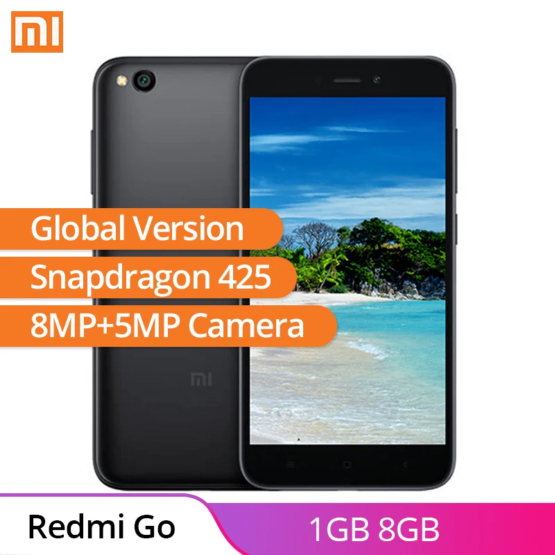 Местная доставка глобальная версия Xiaomi Redmi Go смартфон 1 Гб 8 Snapdragon 425