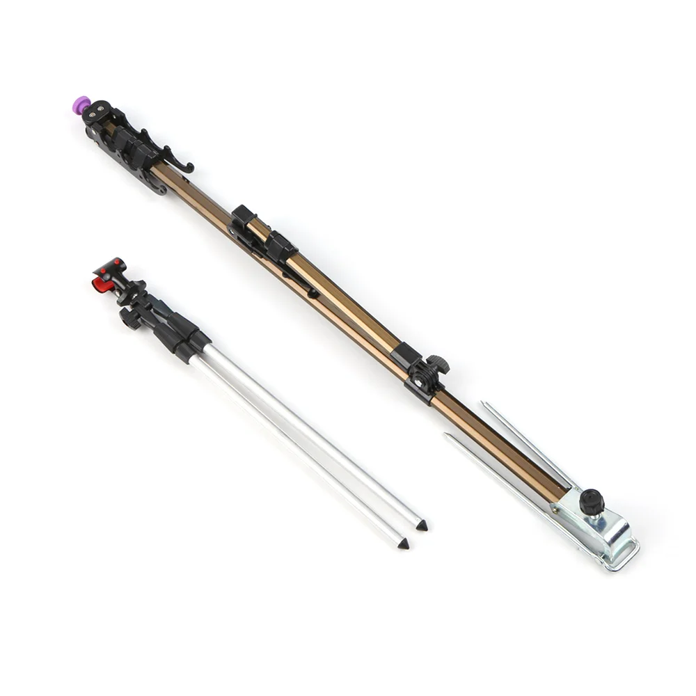 Alloy Fishing Holder for Rod Multi-functional Adjustable Retractable Fish Pole Stand for Fishing Bracket with Support Bipod