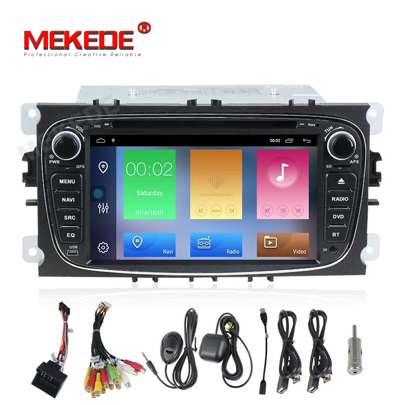 2 + 32 г Android 9 Автомобильный DVD стерео мультимедийный плеер gps навигация для Ford Mondeo