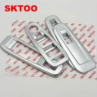 sktoo for peugeot 308 308s 408 modified special decorative glass lifter switch armrest box refit the interior light bar