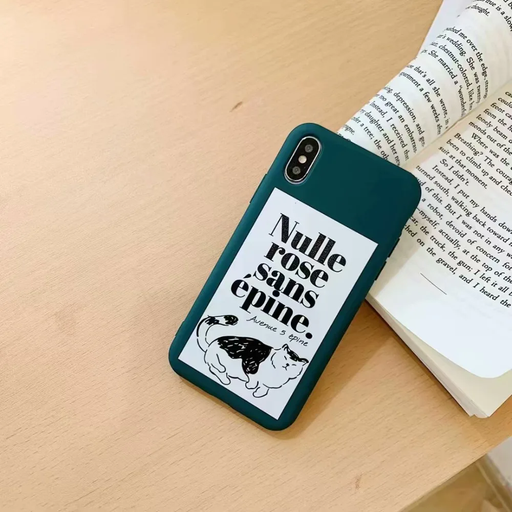 Роскошный милый чехол для iPhone X XS XR 6 S 7 8 Plus MAX Модный мягкий из