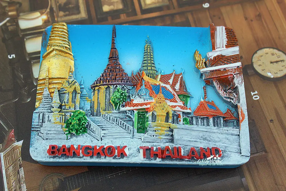 Туристический сувенир из Бангкока Таиланд 3D искусственная смола подарок|travel