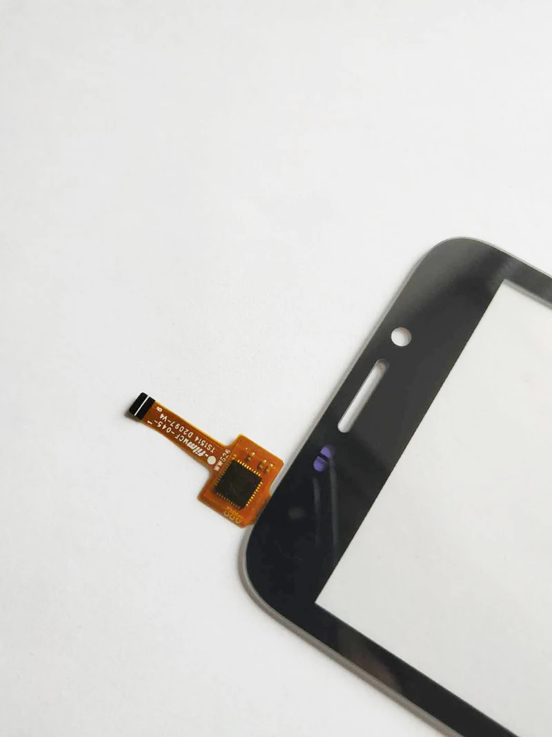 4,5 дюймов для Micromax Q379 Сенсорное стекло сенсорный экран Сенсорная панель дигитайзер черный цвет с лентой