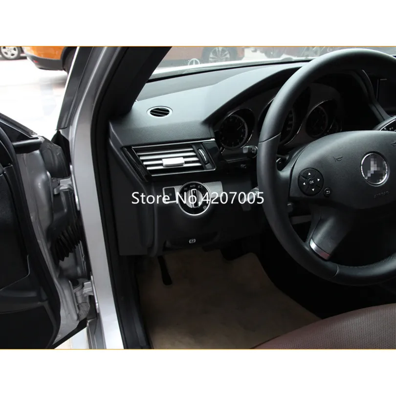 Автомобильный Стайлинг кнопка регулировки фар накладка украшение для Mercedes Benz A