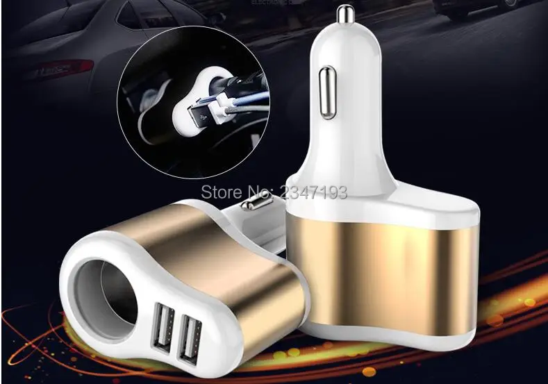 Автомобильный Стайлинг Iphone 5S 6 4S 5 7 XIAOMI HUAWEI Samsung USB Автомобильное зарядное