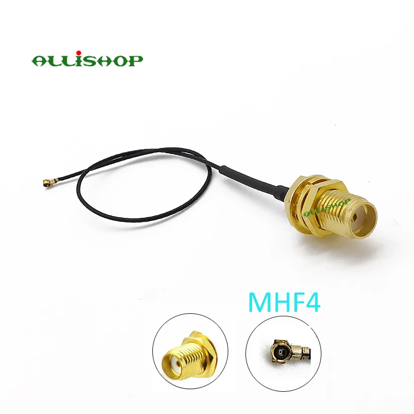 Перемычка ALLiSHOP IPX IPEX U.FL MHF4 в гнездо SMA RF Pigtail 0 81 мм для беспроводной маршрутизатора