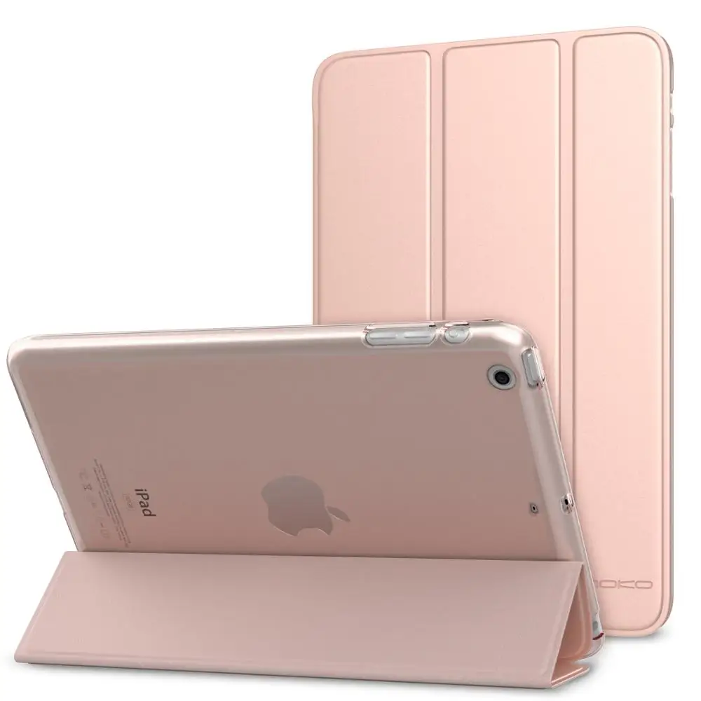 Чехол MoKo для Apple iPad Mini 3/2/1 тонкий легкий умный чехол подставка с прозрачной