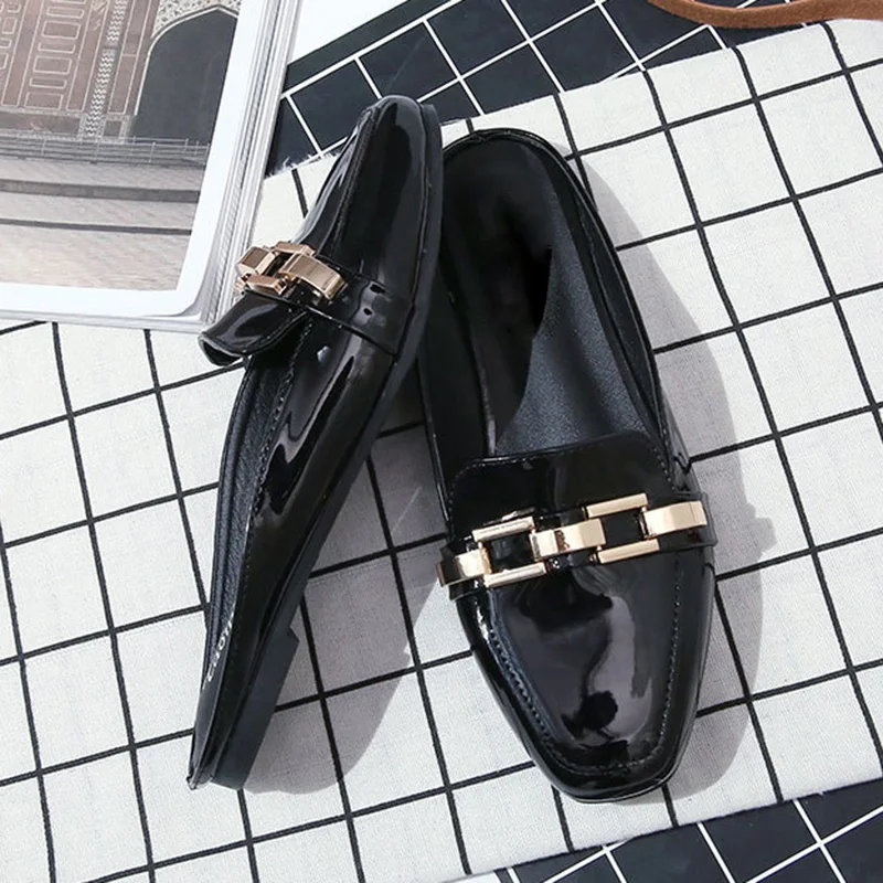 Обувь YAERNI Женские шлепанцы без задника Шлепанцы на плоской подошве zapatos mujer