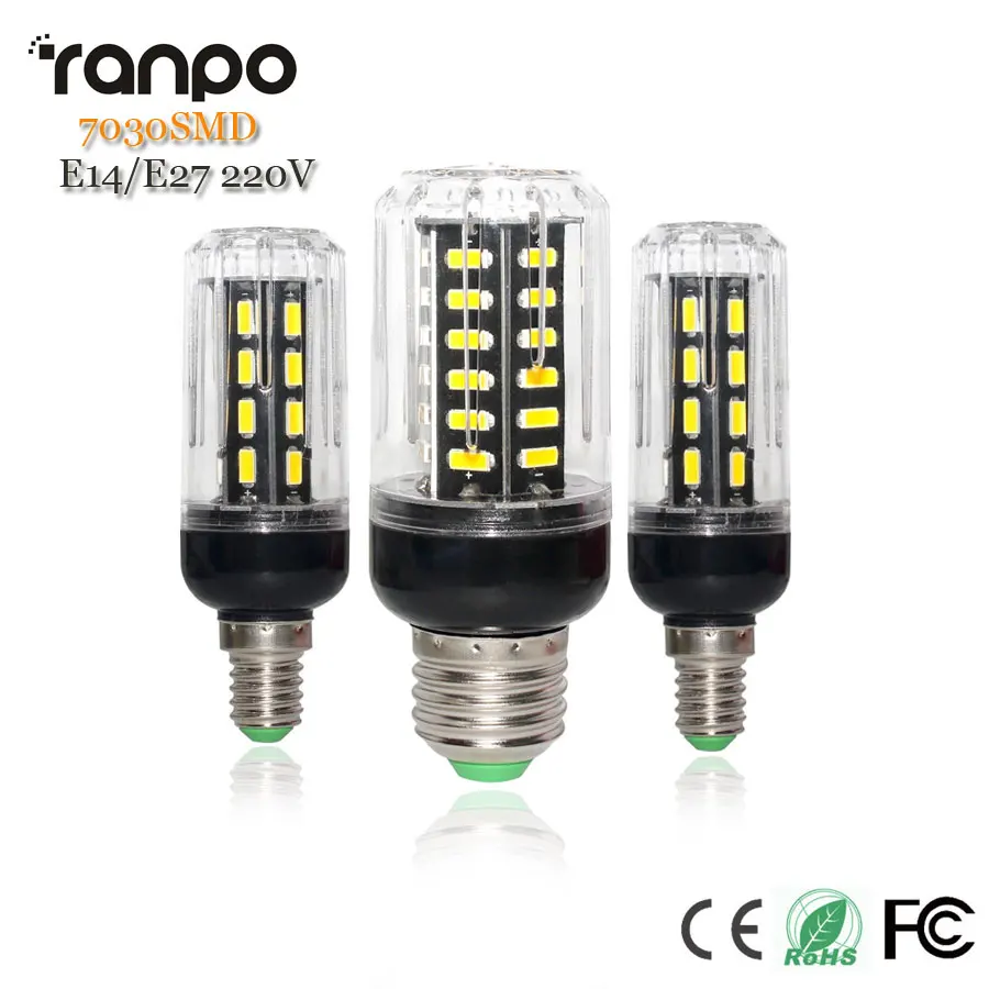 1 шт. E27 E14 светодиодный Кукуруза лампы 24 Вт 15 12 9 220 В 7030 SMD LED светильник 15/22 s 28 42 Lampara