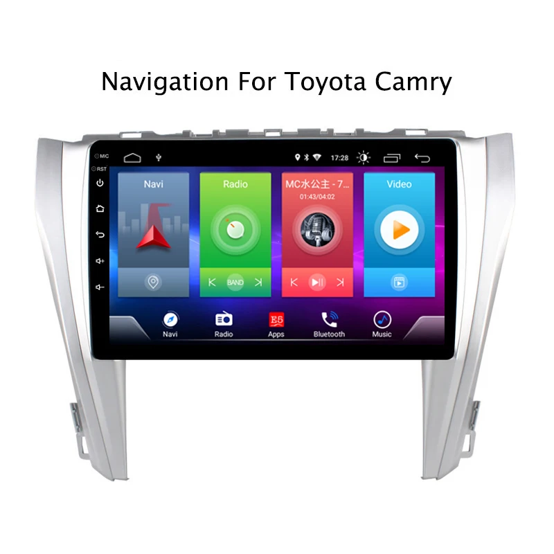 Умный полный сенсорный Android 8,1 Автомобильный gps навигационный плеер для TOYOTA Camry стерео радио bluetooth мультимедиа DSP головное устройство