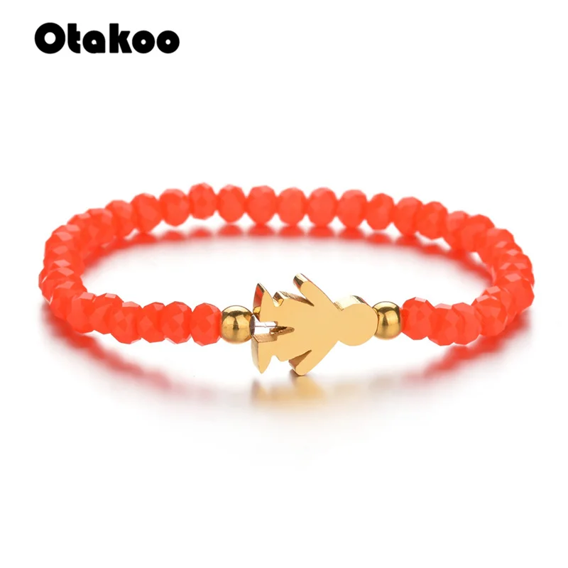 Бренд Otakoo 8 мм браслеты из бисера с натуральными камнями женский браслет