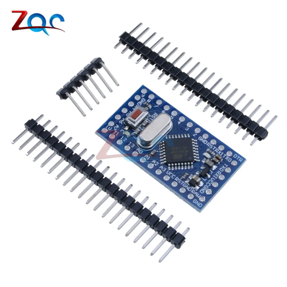 Модуль Pro Mini Atmega328 ATMEGA328P модуль 5 в 16 МГц с кварцевыми осцилляторами замена ATMEGA128