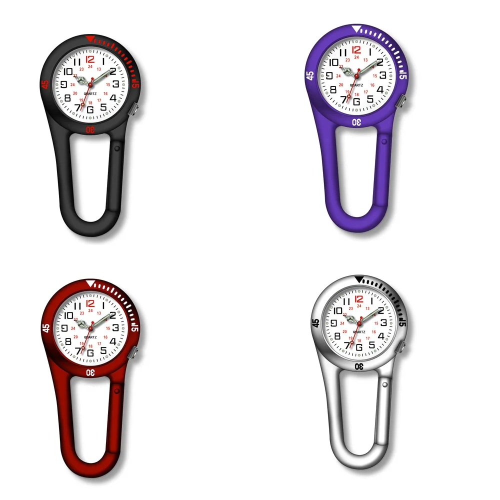 Оптовая продажа 100 шт. высококачественные медсестры врачи клипсы на брелоке часы