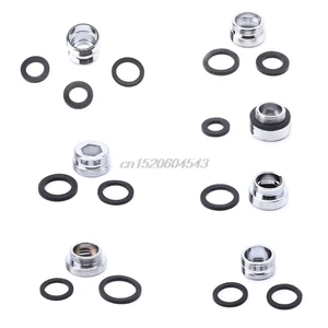 Переходник из цельного металла, внешняя резьба, экономия воды, коннектор аэратор для крана-смесителя, переходник для кухонного крана, очиститель воды R09