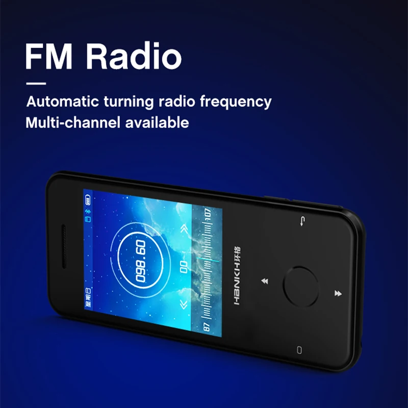 Mp3 плеер HBNKH с Bluetooth и динамиком FM радио Hi Fi музыкальный диктофон 2 4 дюймовый TFT