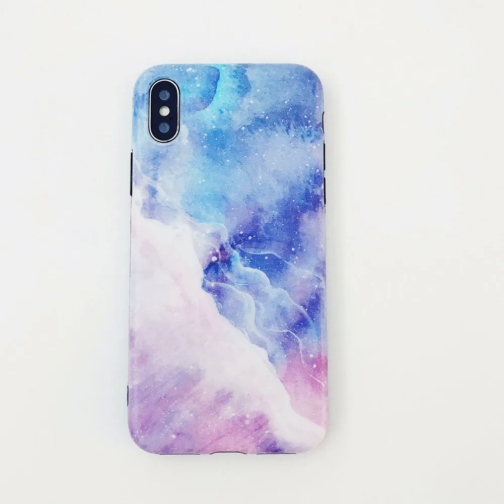 Модный чехол Fantasy starry sky для iphone X XS пара моделей 8 7 6 6s Plus | Мобильные телефоны и