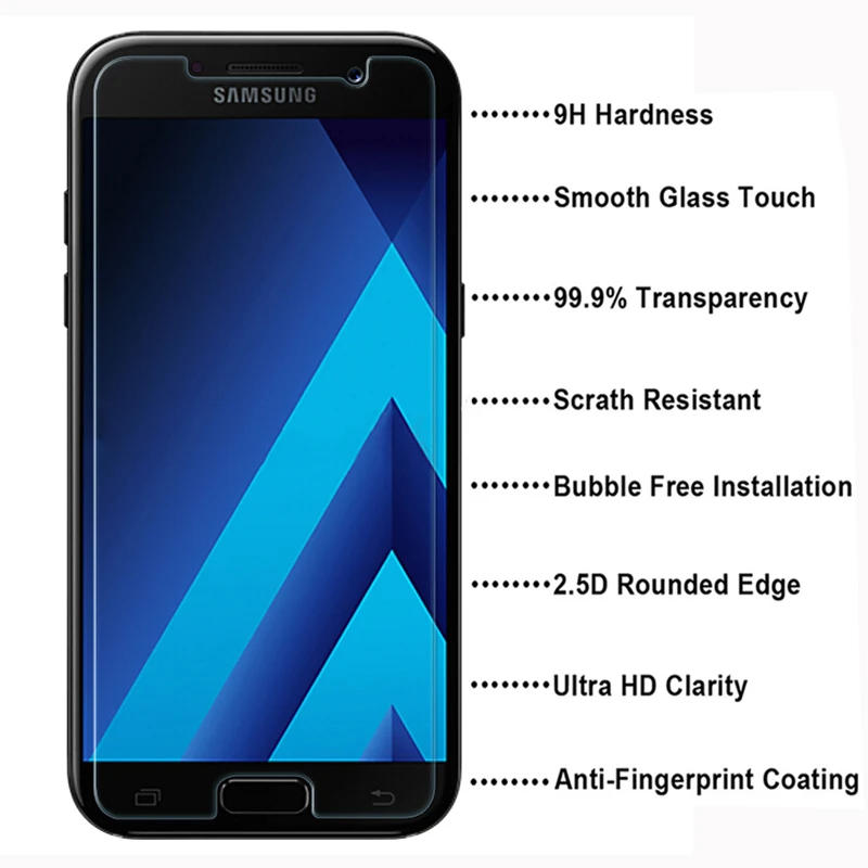 9H 0 26 мм Взрывобезопасное закаленное стекло для Samsung Galaxy A5 2017 A520 Защитная пленка