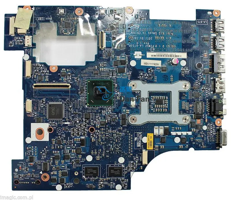 Для Lenovo G570 материнская плата для ноутбука PIWG2 LA 6753P 100% протестирована