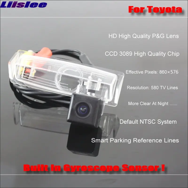 Liislee Reverse Rear Camera For Toyota Ractis / Verso-S Space Verso HD 860 * 576 Pixels Intelligent Parking Tracks | Автомобили и