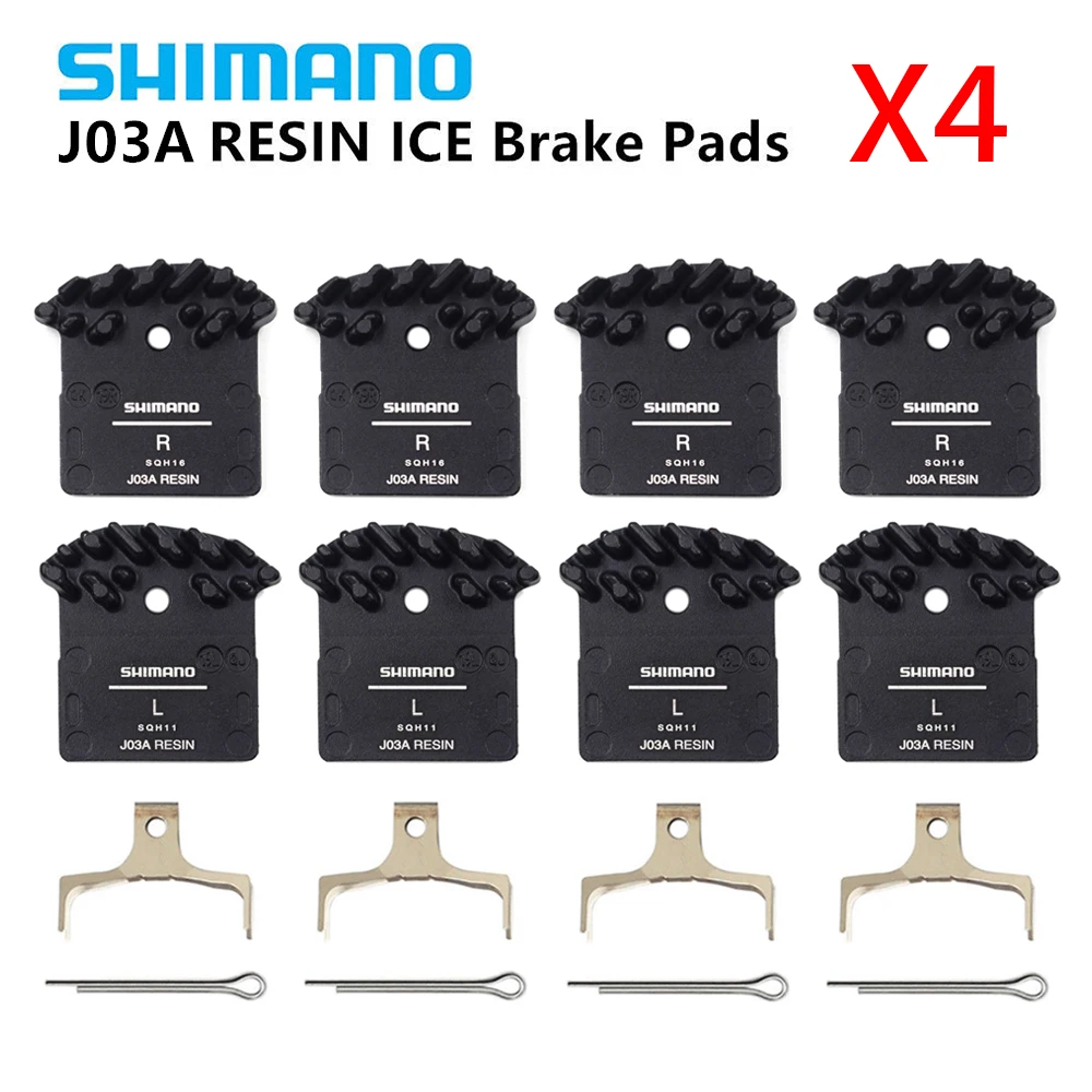 4 шт. SHIMANO J03A ICE TECH смолы охлаждающие ребра дисковые Тормозные колодки для M6000 SLX M7000