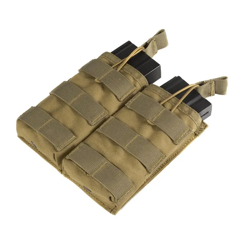 OneTigris тактический MOLLE двойной открытый Топ Mag Чехол M4/M16 подсумок страйкбол военная Униформа Пейнтбол Снаряжение
