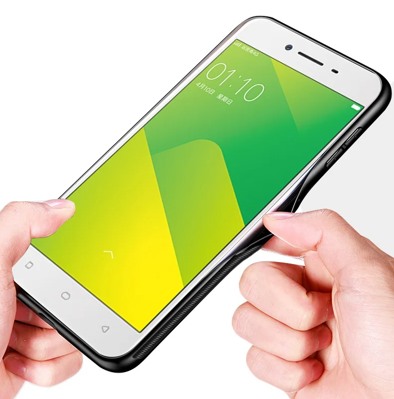 Для Oppo A37 чехол 5,0 ''стеклянная жесткая задняя крышка для Oppo A37 телефонный чехол s Черный силиконовый бампер Coque для OPPOA37 A 37 A37M A37F