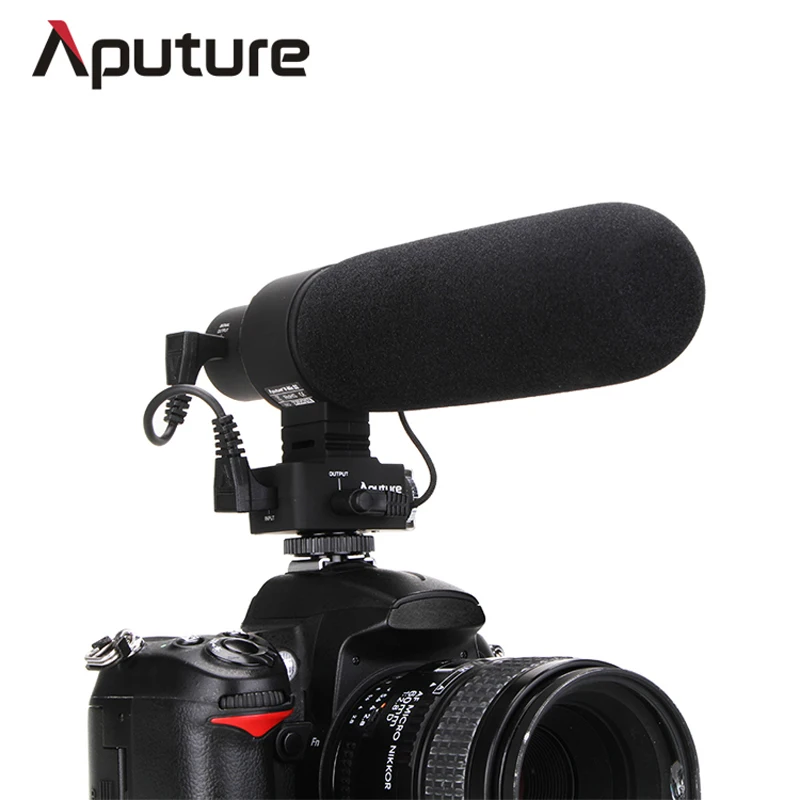Aputure V-MIC D2 Регулируемая чувствительность Направленного Конденсаторный Микрофон