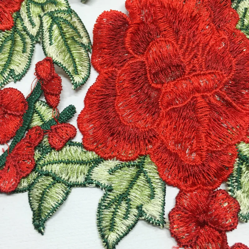 2 шт./набор нашивки с цветочной аппликацией для одежды платья вышивкой|sew on patches|dress