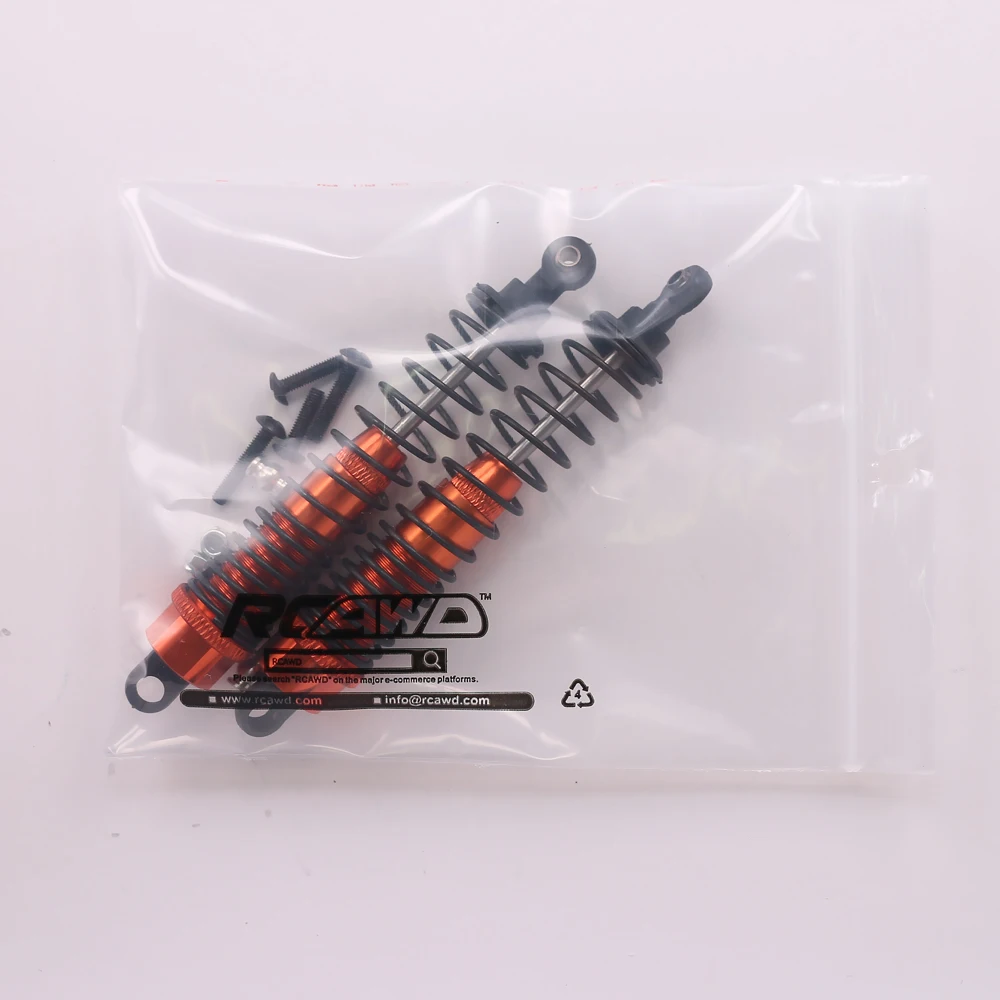 2x наполненный маслом Тип длины регулируемый задний амортизатор для rc хобби