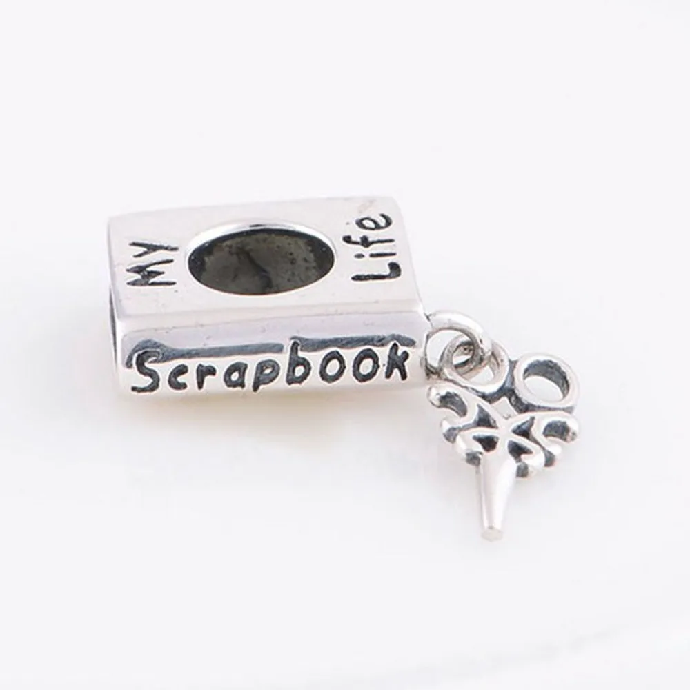 Charmlead 925 пробы Silver My Life Charm Скрапбукинг кулон книга Bead Подходит для европейских