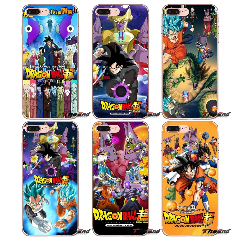 Для Apple iPhone X 4 4S 5 5S SE 5C 6 6s 7 8 плюс Dragon Ball Супер z плакат мягкий прозрачный чехол |