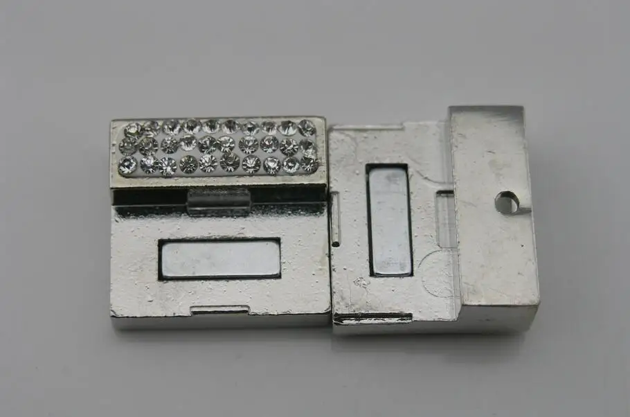 20 шт. прочная Магнитная застежка с прозрачными бусинами 888 Стразы размер