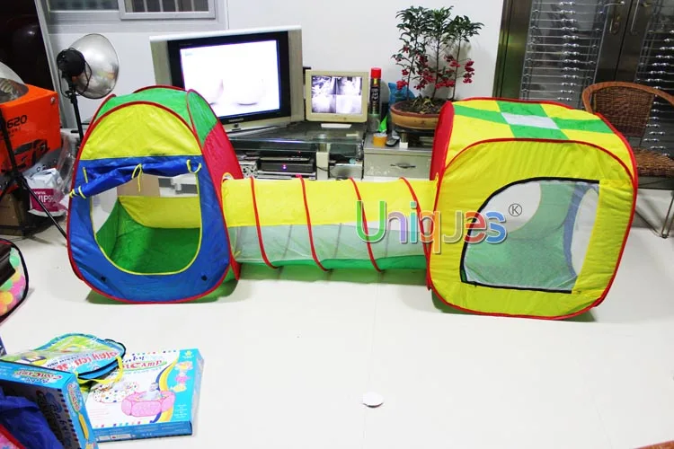 Children's Tent 3-in-1 Baby Play Game House Ten Kids Ocean Ball Pool with Tunnel Outdoor Fun &amp Sport Indoors Best Infant Toys | Игрушки
