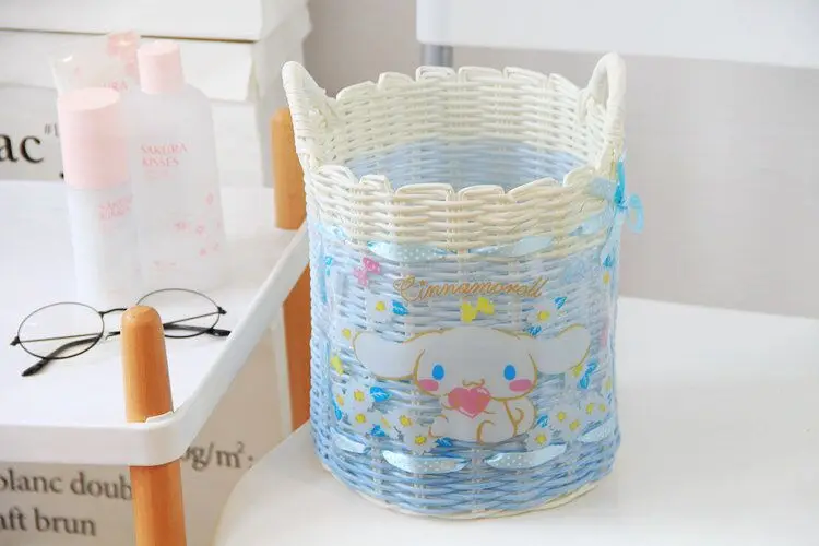 IVYYE 1 шт., модные коробки для хранения Cinnamoroll, розовая мелодия, аниме, ящики для хранения, для дома, для красоты, чехол, косметичка, чехол для макияжа, для девочек, Новинка