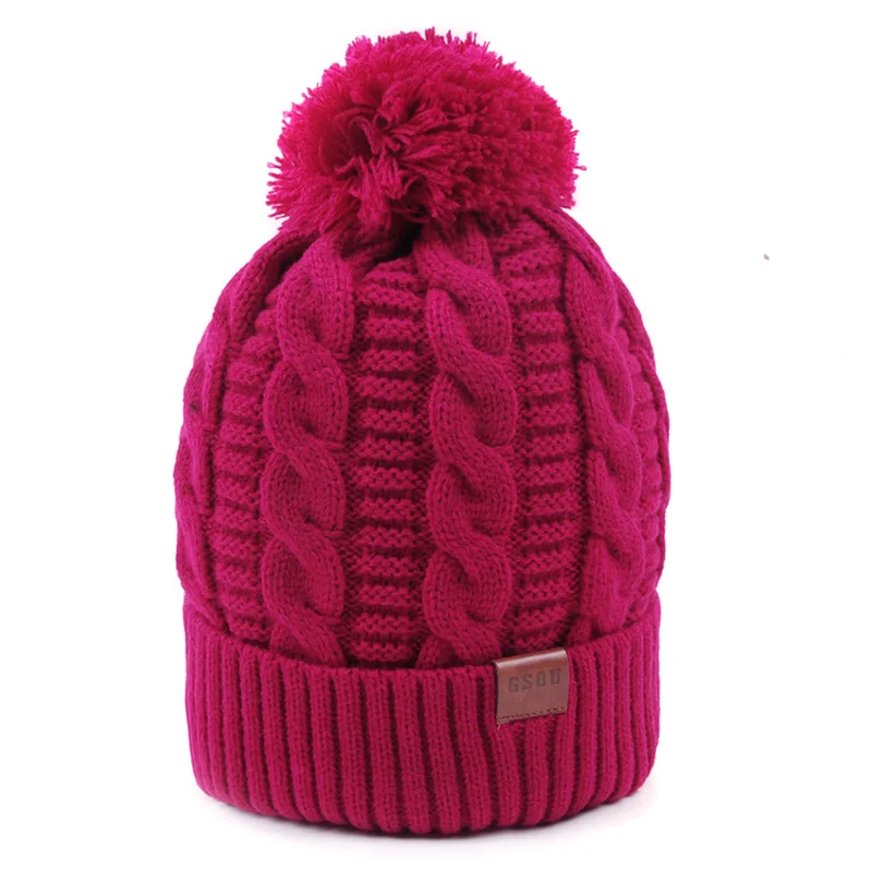 Зимняя зимняя мужская и женская Теплая Лыжная Шапка GSOU хлопковая утолщенная