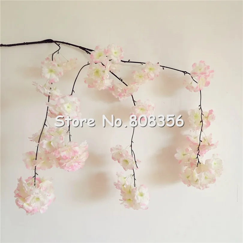 Искусственные декоративные цветы вишни 10p 130 см|cherry flower|flower flowerartificial sakura |