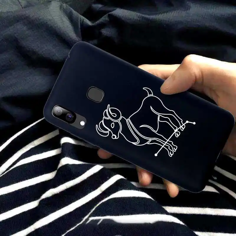 Mokoemi Fashion Pattern Zodiac Signs Soft 5.9&quotFor Samsung Galaxy A40 Case For Cell Phone Cover |