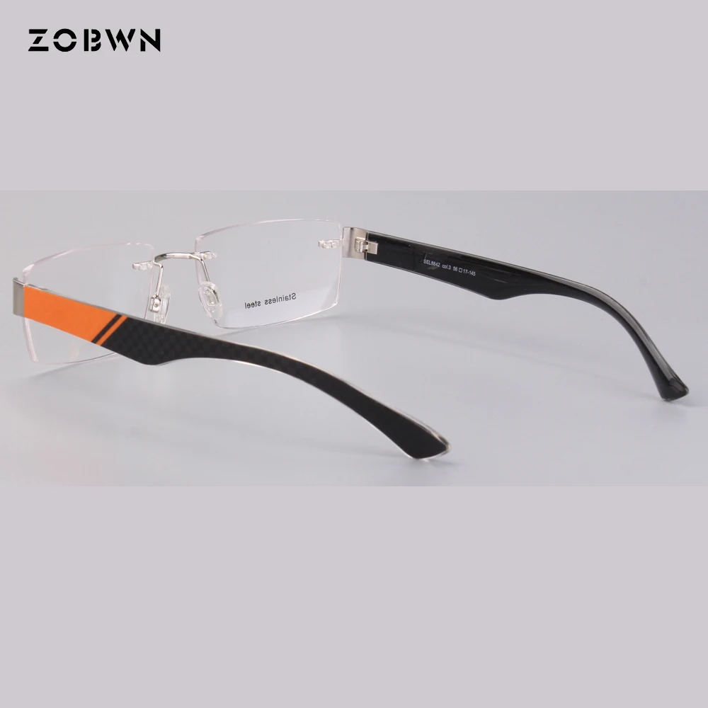 ZOBWN 2018 новые дизайнерские модные очки для чтения черные без оправы очков при