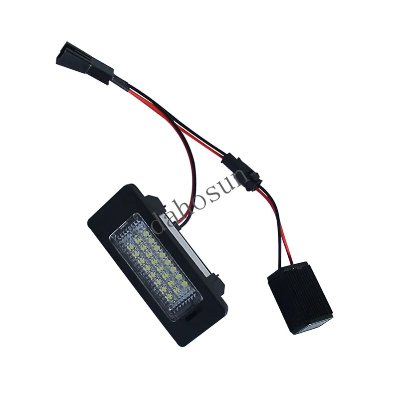 Светодиодная Лицензионная лампа для Audi A1 A3 A4 A5 A6 A7 Q3 Q5 TT TTS RS VW Jetta Passat Touareg CANBUS Skoda