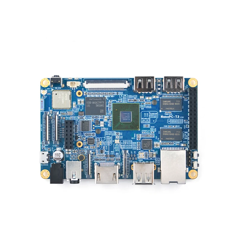 NanoPC T3 Plus макетная демо плата S5P6818 Cortex A53 1 4 ГГц + 2 Гб DDR3 16 eMMC поддержка