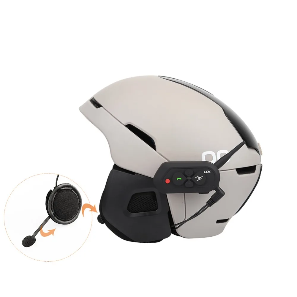 2 шт. EJEAS SKI10 1200 м Bluetooth коммуникатор лыжный шлем гарнитуры домофон для 2 лыжников BT беспроводной Intercomunicador Interphone