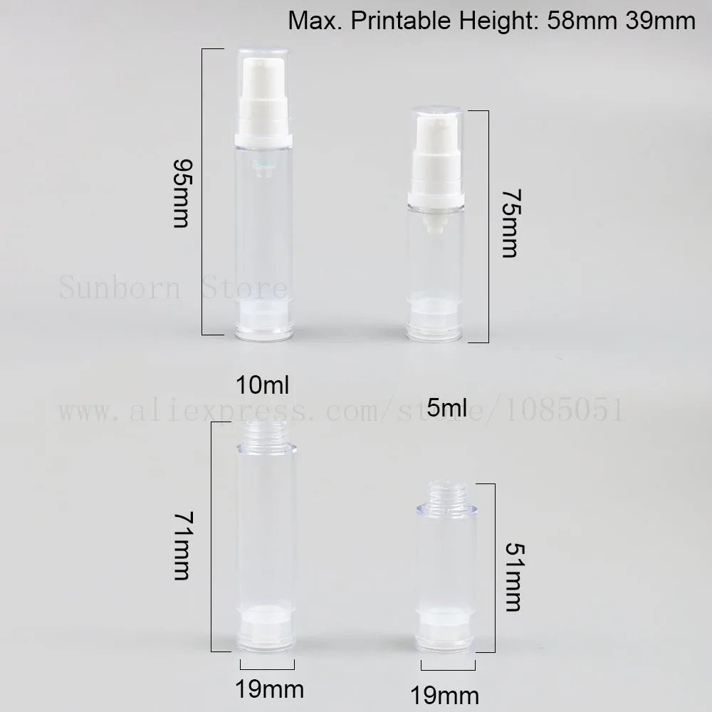 Voyage Mini удобный парфюмерный насос Vide atomiseur de parfum Bouteilles прозрачная безвоздушная