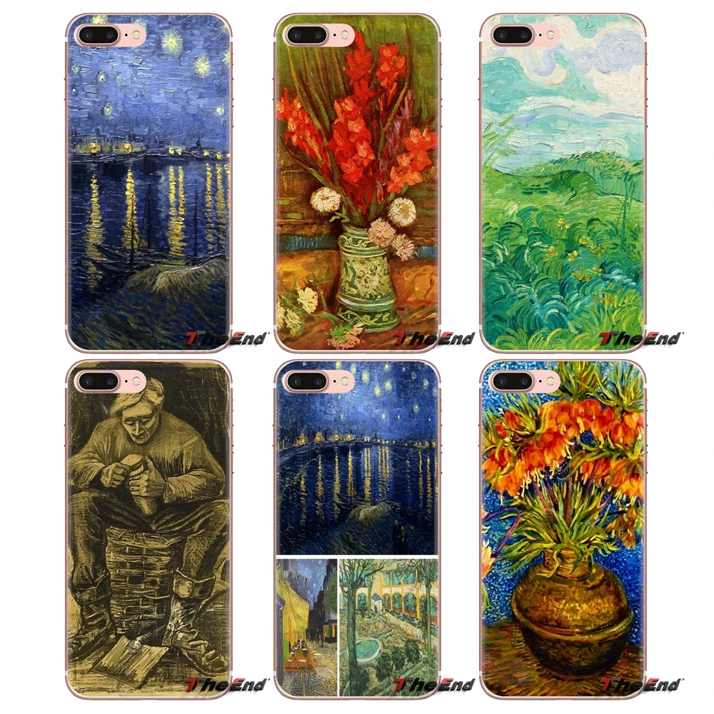 Cell Phone Case Cover Van Gogh Oil Painting 1891 Starry Night For Samsung Galaxy A3 A5 A7 A9 A8 Star A6 Plus 2018 2015 2016 2017 |