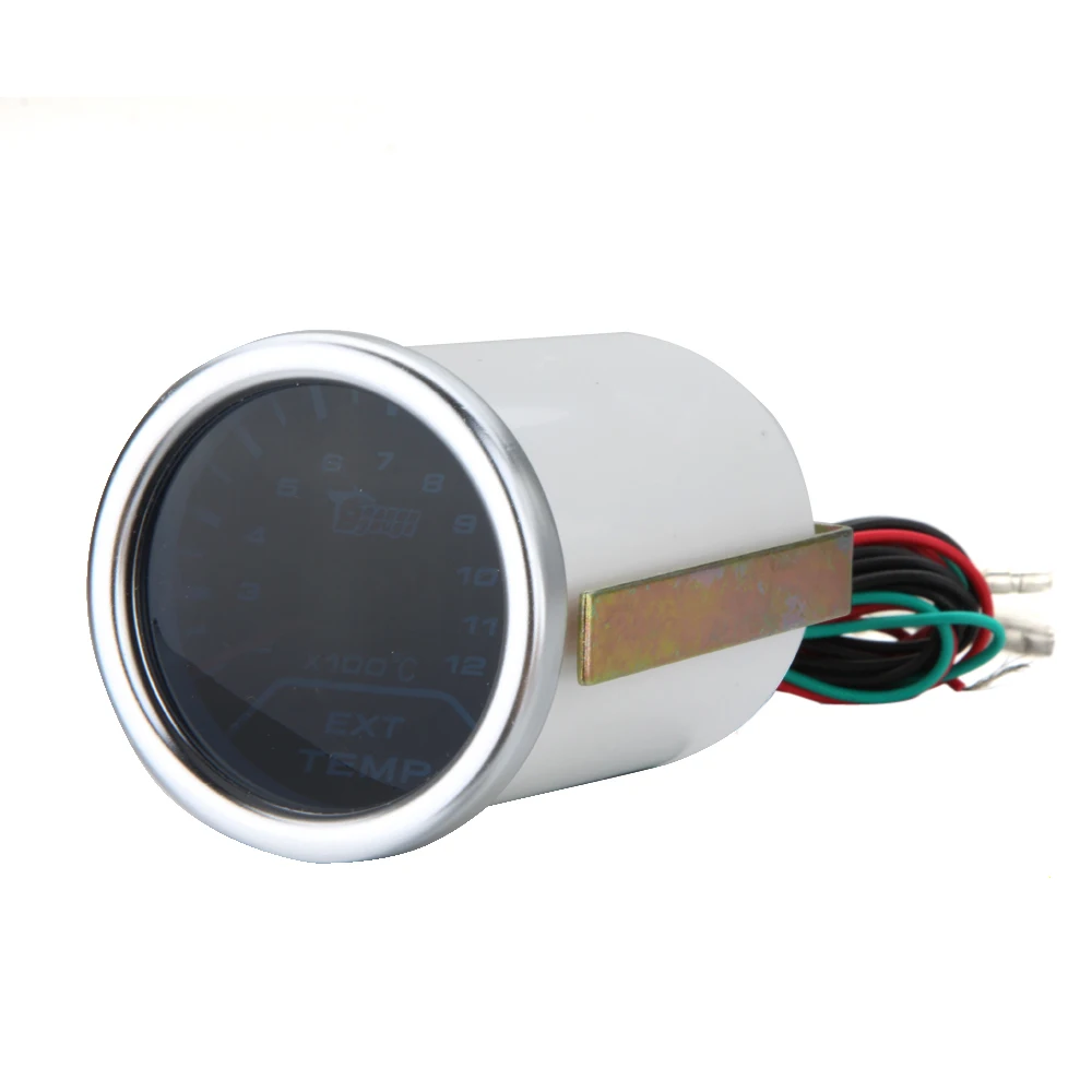 Universal 2&quot 52mm LED Car Meter Gauge Sensor EGT Exhaust Gas Temp White Motor Indicator |