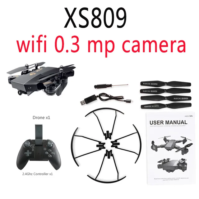 30w wifi xs809 VISUO XS809S(XS809HW модернизированный) складной Радиоуправляемый Дрон с широкоугольной HD камерой 720P FPV Квадрокоптер вертолет мини Дрон otrc - Цвет: 30w wifi xs809
