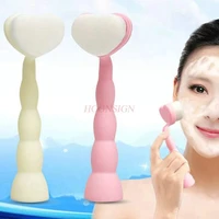 heart cleansing brush fine soft cleansing brush deep cleansing manual cleansing brush