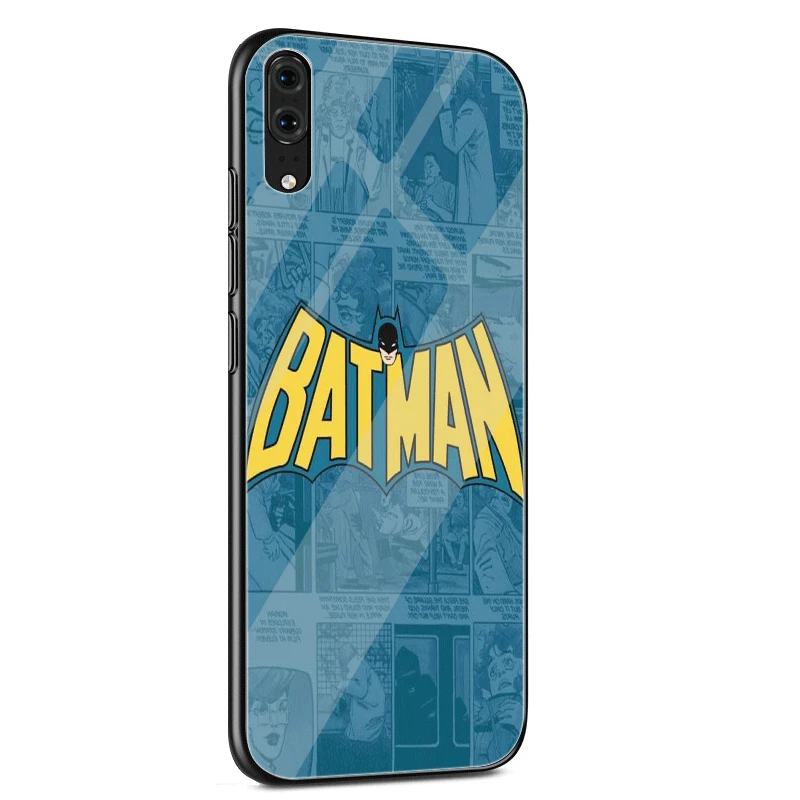 Чехол для мобильного телефона Desxz стеклянный крутой чехол Marvel Batman Huawei P Smart Mate 20 P10