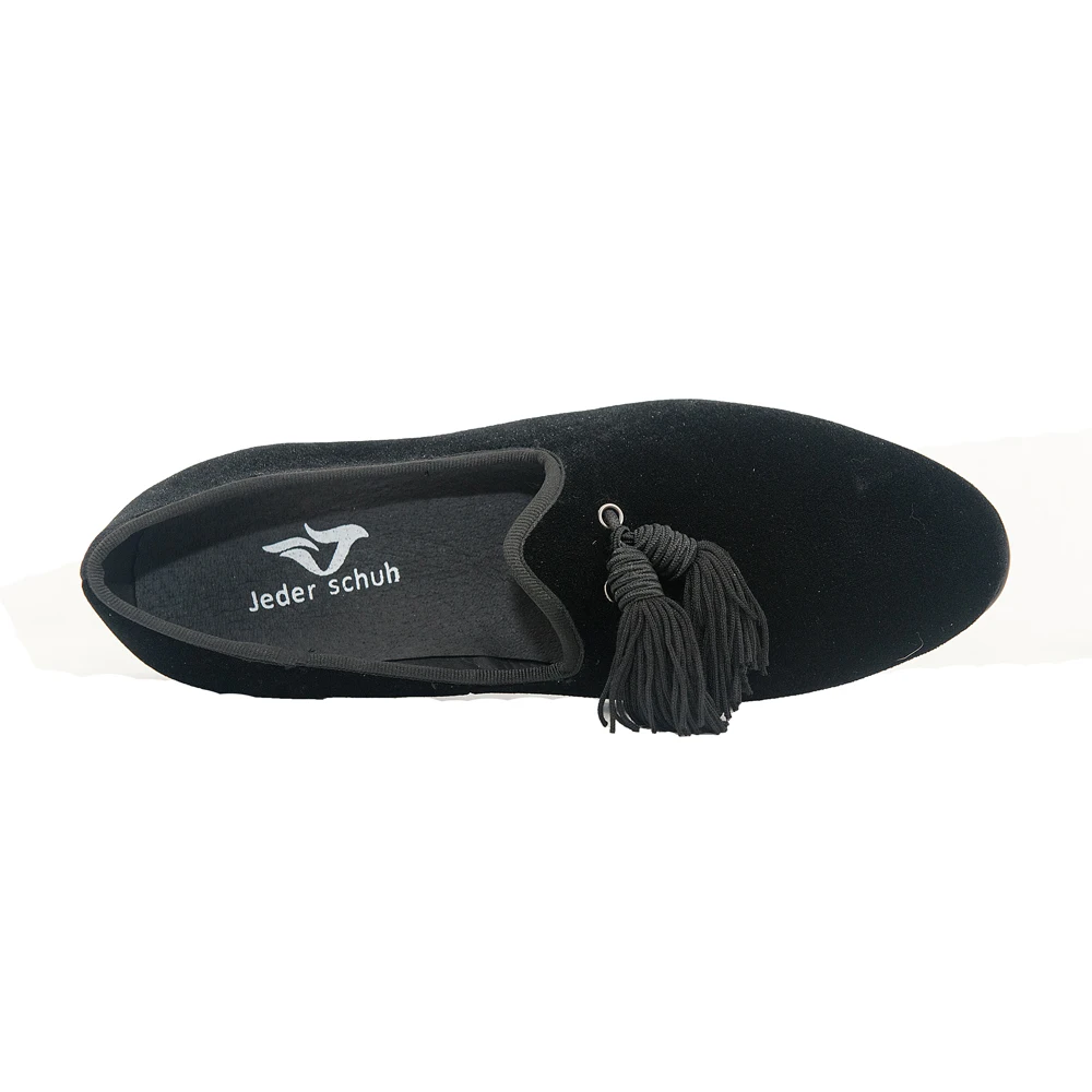 Мужская обувь Jeder Schuh шлепанцы на плоской подошве с кисточками в уникальном
